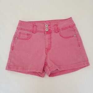 No Boundaries Women's Denim Pink Shorts